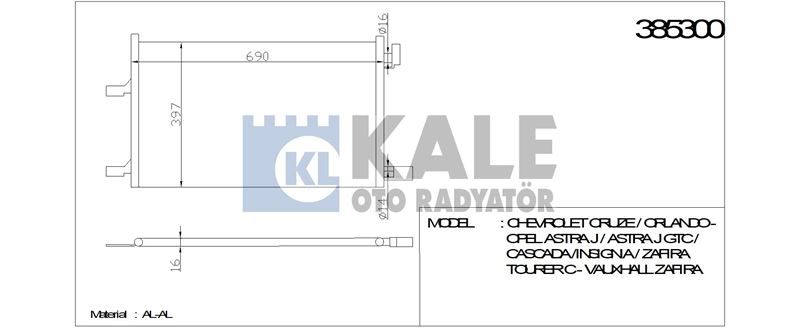 KALE OTO RADYATÖR